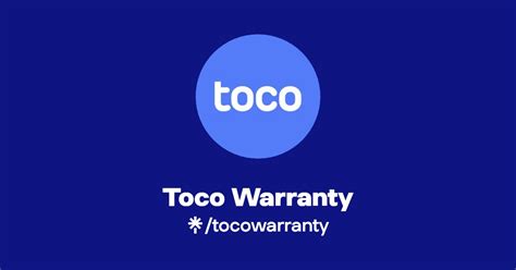 toco warranty website.